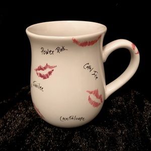 Special listing bundle RESERVED Vintage MARY KAY coffee Mug kisses lips love cup